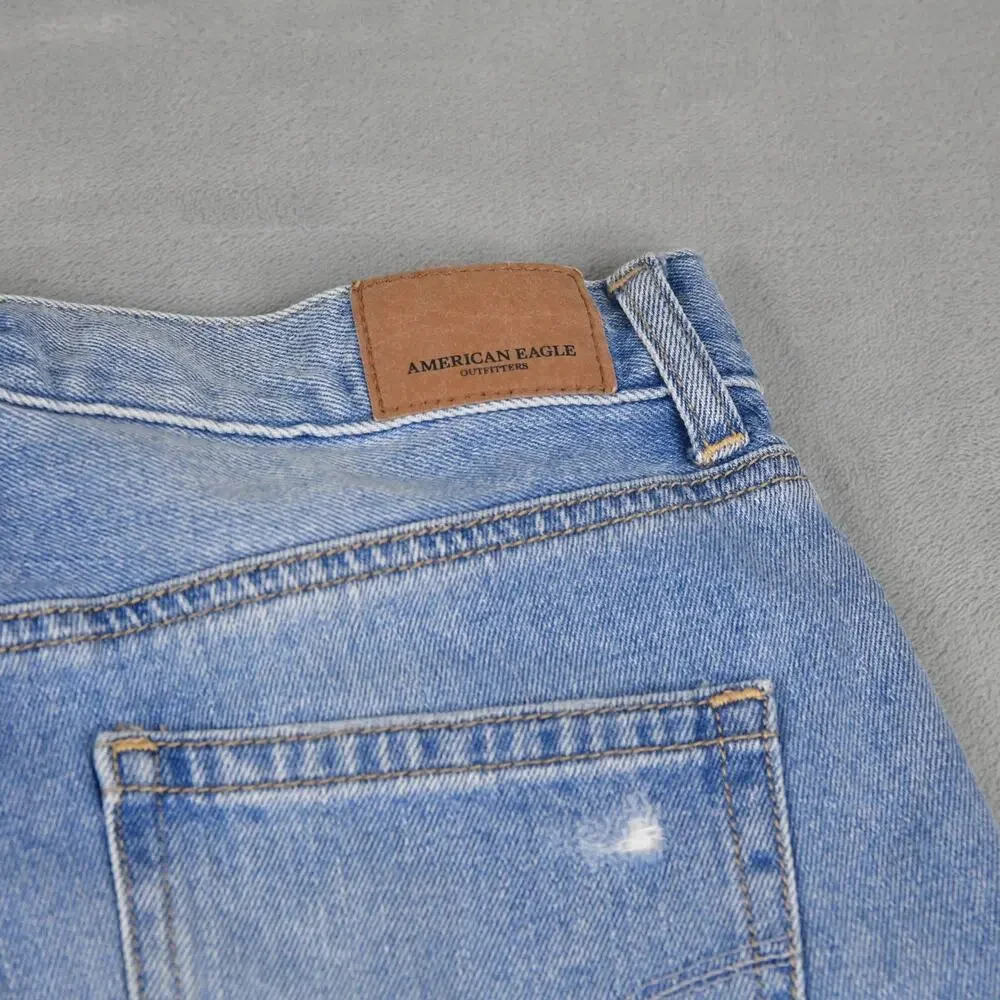 American Eagle Jeans Womens 0 (26x26) Mom Jeans Distressed Casaul Blue Denim